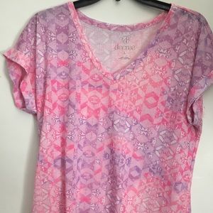 Print short sleeve shirt